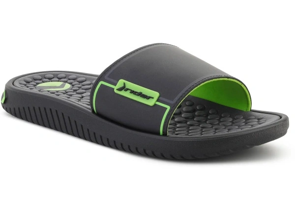 Slapi PUMP II SLIDE BLACK/GREEN/GREY