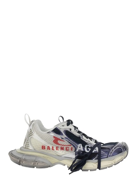 Sneakers '3XL' Multicolor Low Top Sneakers with Logo Lettering on the Side in Tech Fabric Man