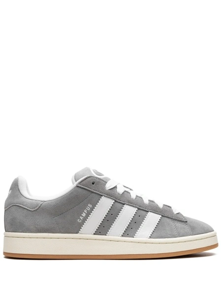 Sneakers adidas Originals gri din piele intoarsa