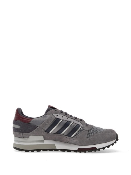 Sneakers adidas Originals gri din piele si piele intoarsa