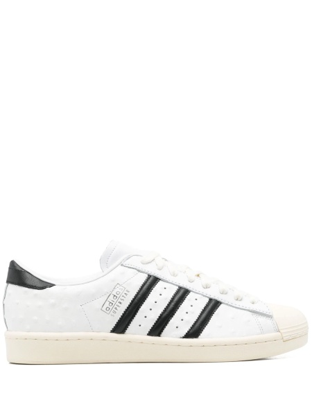 Sneakers adidas Originals superstar albi din piele si cauciuc