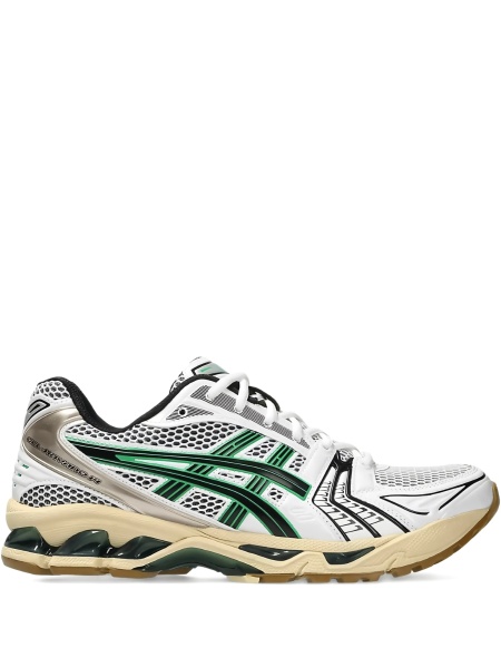 Sneakers ASICS albi din material textil