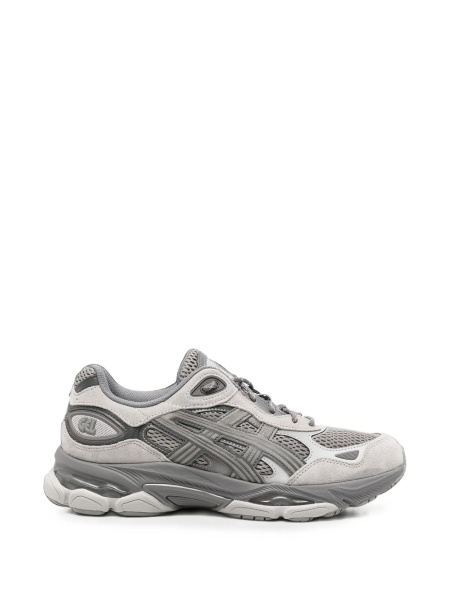 Sneakers ASICS gri din piele si poliuretan
