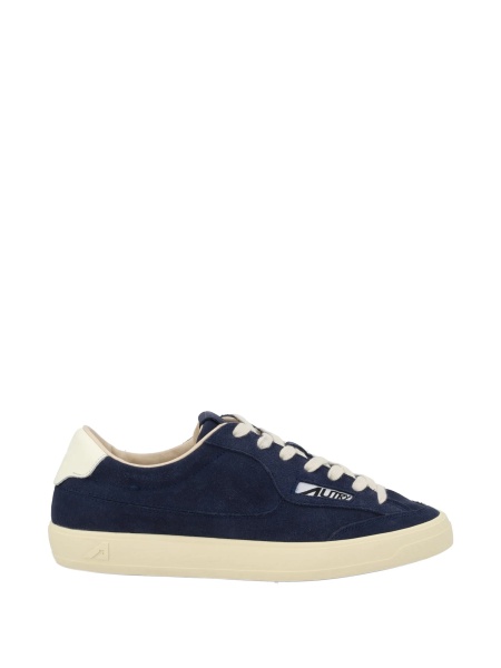 Sneakers AUTRY albastri din piele si piele intoarsa