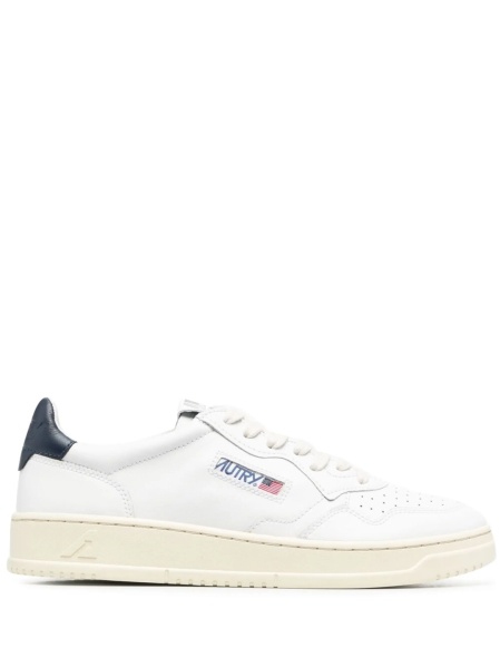 Sneakers AUTRY albi din piele
