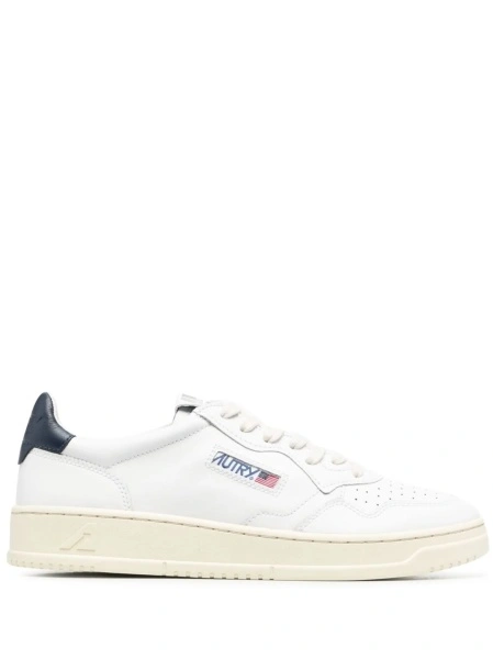 Sneakers AUTRY albi din piele