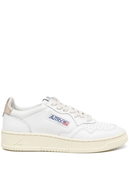 Sneakers AUTRY albi din piele
