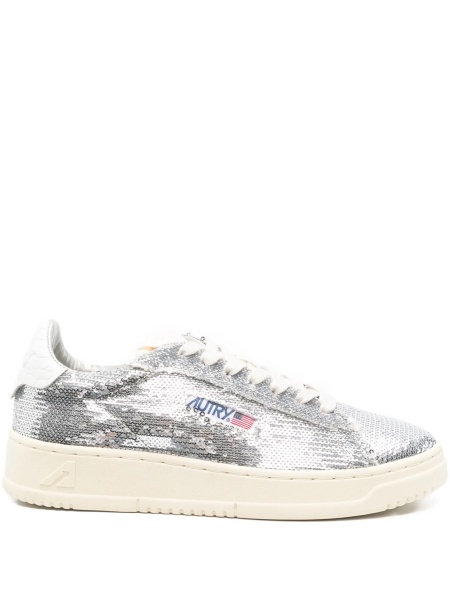 Sneakers AUTRY argintii din polyester si nylon