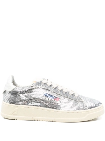 Sneakers AUTRY argintii din polyester si nylon