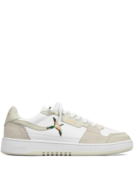Sneakers AXEL ARIGATO albi din piele intoarsa si piele