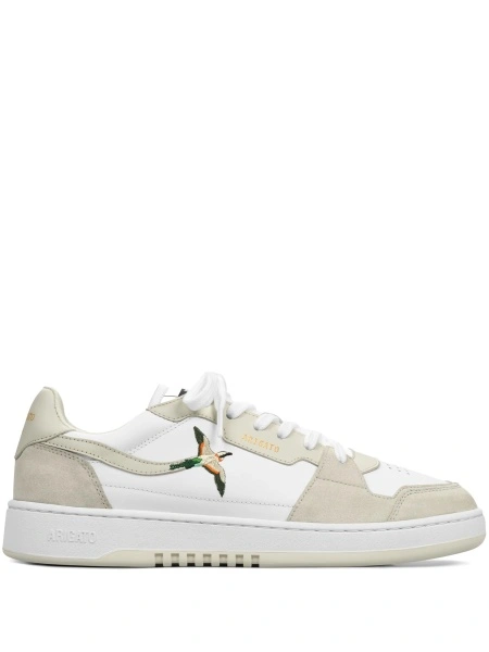 Sneakers AXEL ARIGATO albi din piele intoarsa si piele
