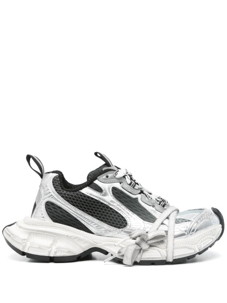 Sneakers Balenciaga 3XL argintii din poliuretan si material textil