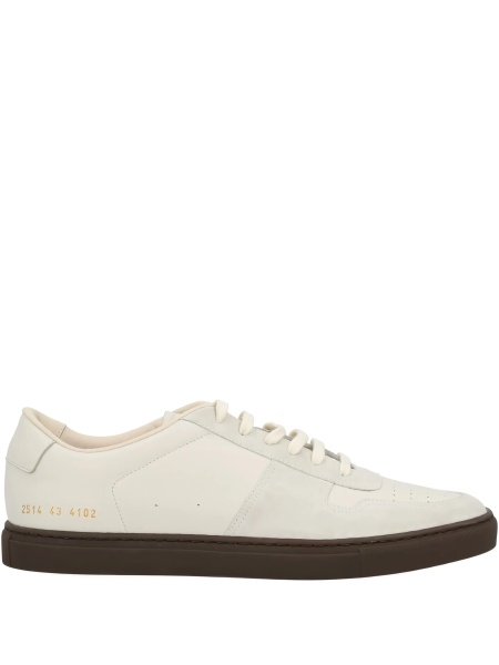 Sneakers Common Projects neutri din piele intoarsa si piele