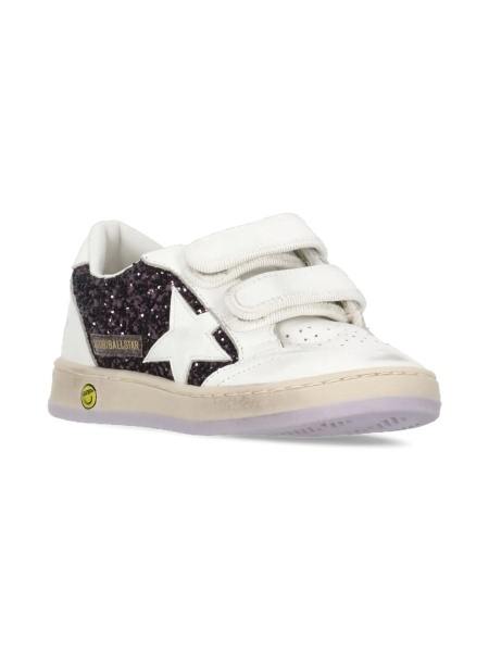 Sneakers Golden Goose albi din pet si piele