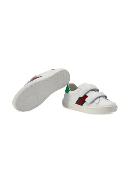 Sneakers Gucci 'Ace' albi din piele