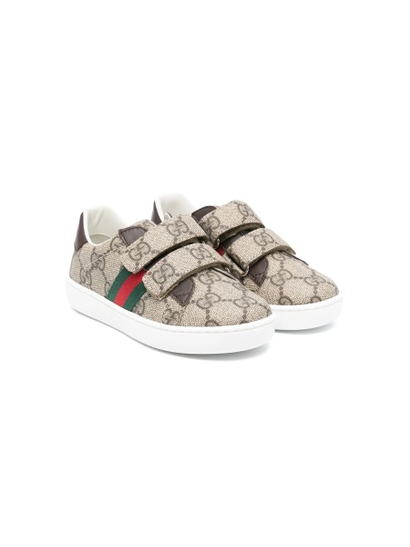 Sneakers Gucci neutri din poliuretan