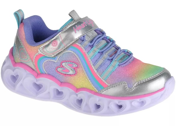 Sneakers Heart Lights-Rainbow Lux