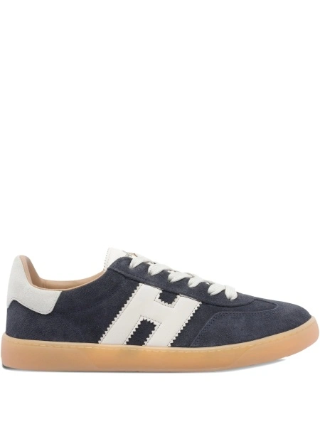 Sneakers Hogan albastri din piele intoarsa