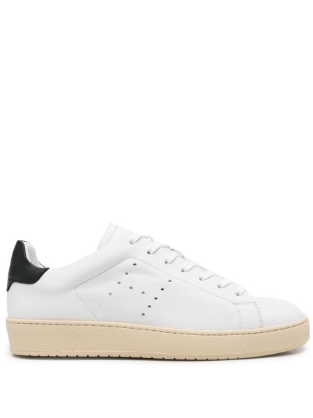 Sneakers Hogan albi din piele