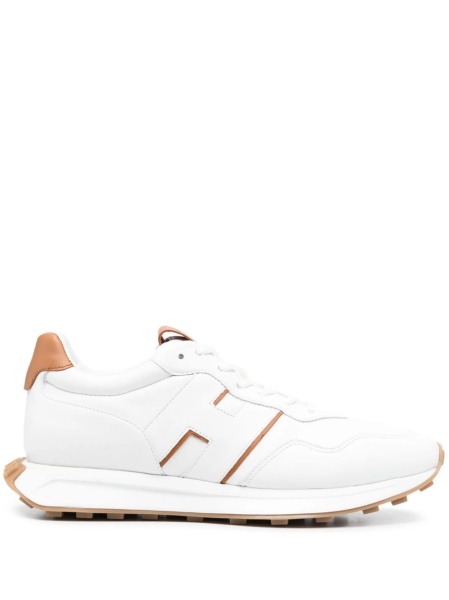 Sneakers Hogan albi din piele