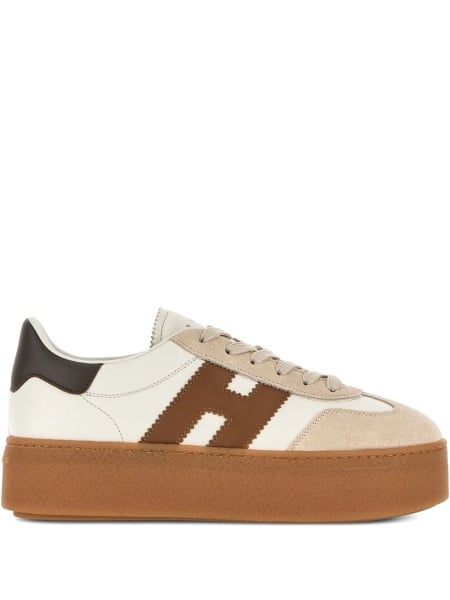 Sneakers Hogan neutri din piele