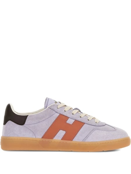 Sneakers Hogan violet din piele intoarsa