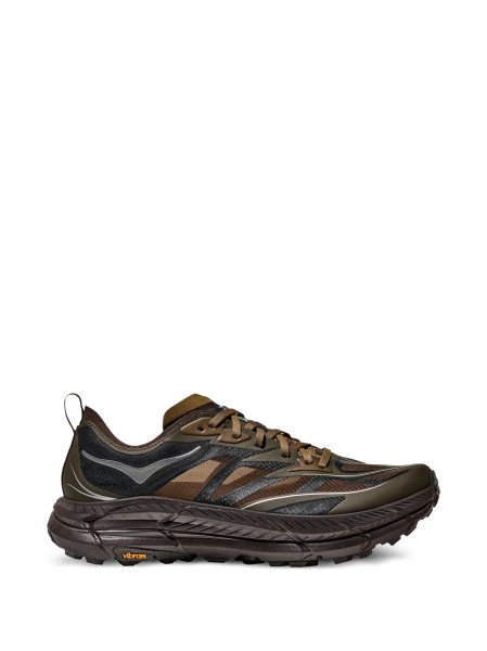 Sneakers Hoka One One maro din material textil si microfibre