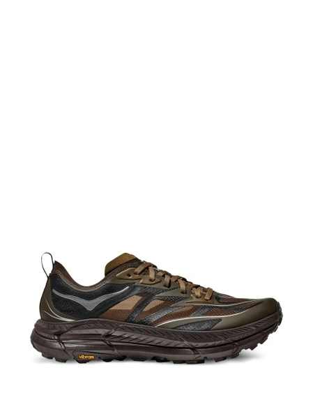Sneakers Hoka One One maro din material textil si microfibre