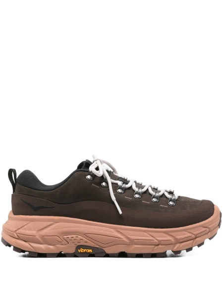 Sneakers Hoka One One maro din piele