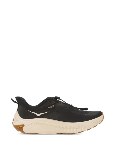 Sneakers Hoka One One negri din material textil si poliester reciclat