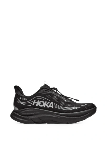 Sneakers Hoka One One negri din material textil