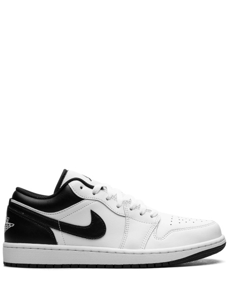 Sneakers Jordan air jordan 1 albi din material textil si piele