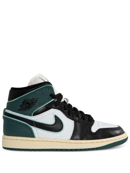 Sneakers Jordan air jordan 1 verzi din piele eco si piele