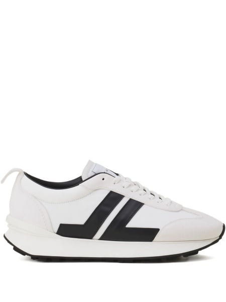 Sneakers Lanvin albi din bos taurus si poliamida