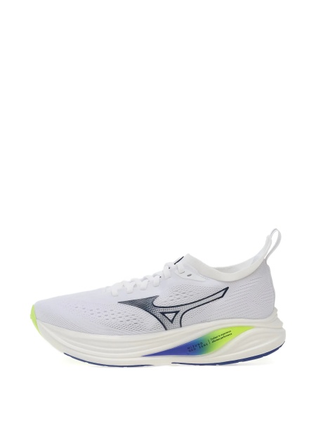 Sneakers Mizuno albi din material textil