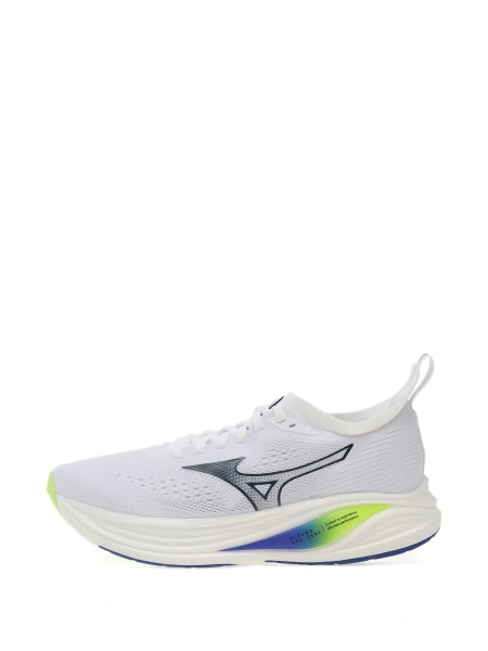 Sneakers Mizuno albi din material textil