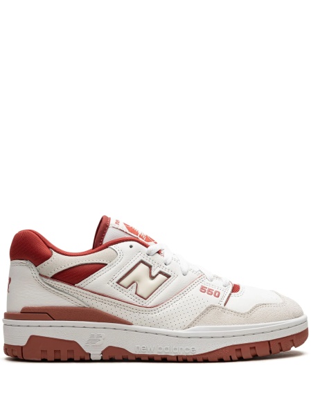 Sneakers New Balance 550 neutri din piele intoarsa si material textil