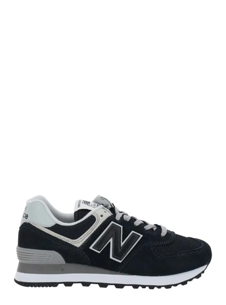 Sneakers New Balance negri din piele si material textil