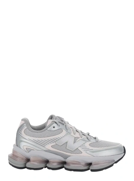 Sneakers New Balance roz din piele si material textil