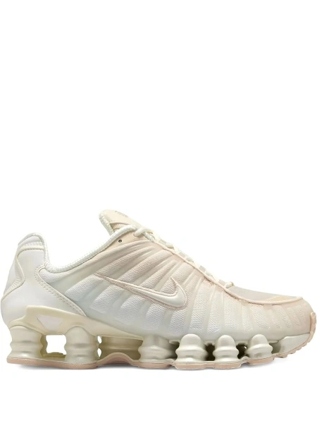 Sneakers Nike shox albi din material textil