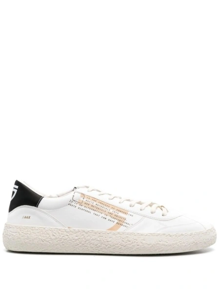 Sneakers PURAAI albi din piele eco