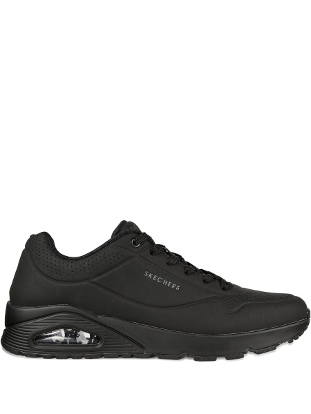 Sneakers SKECHERS negri din material textil si poliuretan