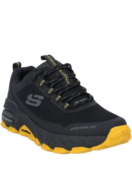 Sneakers SKECHERS negri din polyester si poliuretan