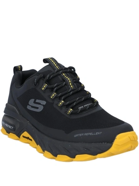 Sneakers SKECHERS negri din polyester si poliuretan