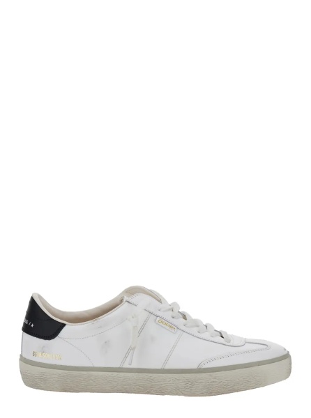 Sneakers Sneaker 'Soul-Star' Low Top with Logo Patch on the Tongue and Lettering Logo on the Back in White Leather Men