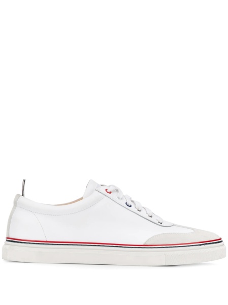 Sneakers Thom Browne albi din piele