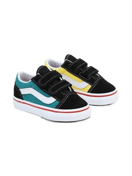 Sneakers Vans negri din material textil
