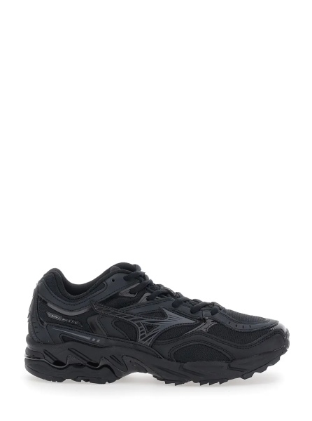 Sneakers WAVE MUSTANG LS Shoes with rubber sole and black tech fabric upper for men