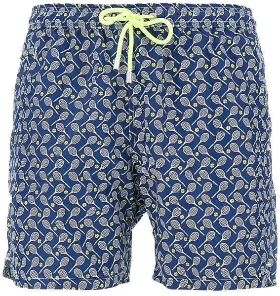 Sorturi Tennis Cross printed swim shorts