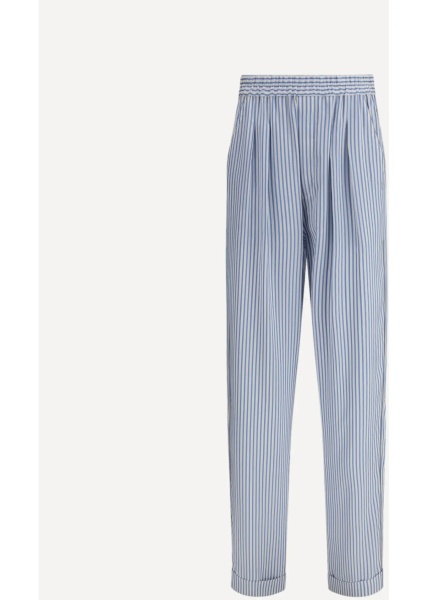 Striped silk PJ Trousers